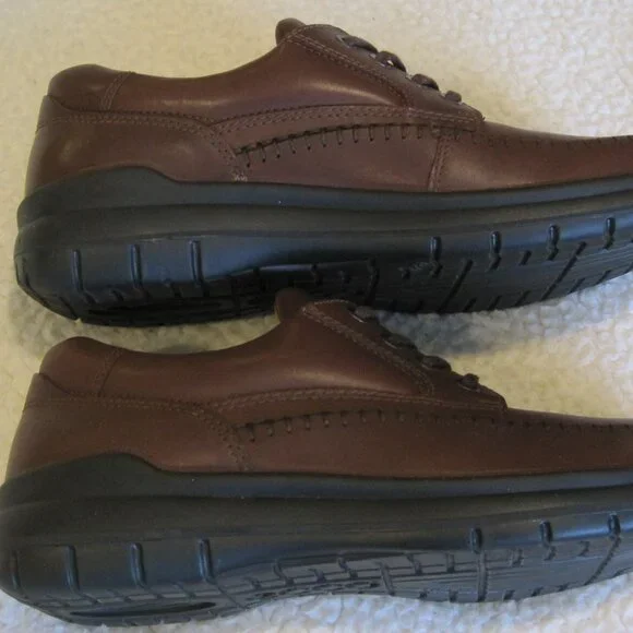 NEW Ecco Seawalker BROWN(RUST) Oiled Leather Men's Shoes Size EU 42(US 8-8.5) - Picture 8 of 13